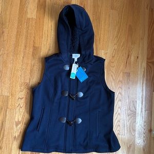 NWT Market & Spruce Hooded Vest